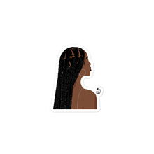 Load image into Gallery viewer, Black Girl In Her Braids Sticker