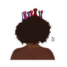 Load image into Gallery viewer, Afro Crown Sticker