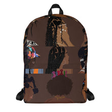 Load image into Gallery viewer, Black Girl Design I &amp; II Backpack
