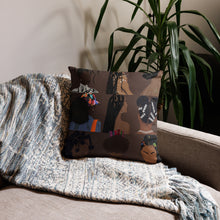 Load image into Gallery viewer, Black Girls Throw Pillow
