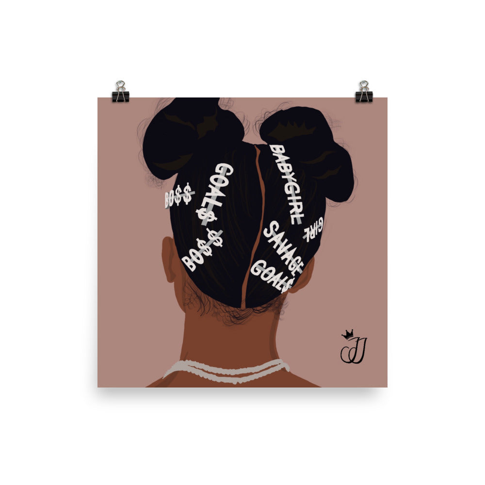 She Is Goals Poster