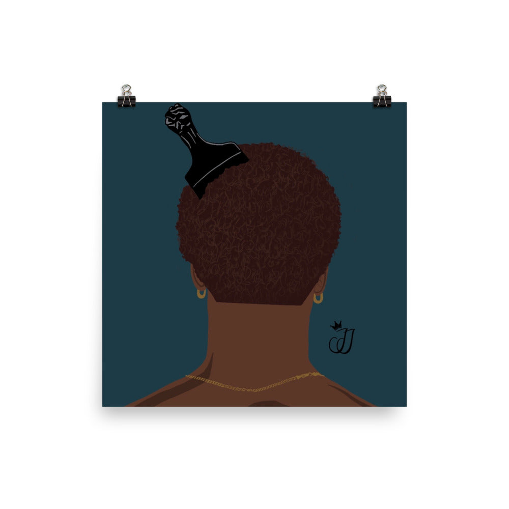 Strong Black Man Poster