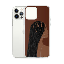 Load image into Gallery viewer, Black Girl In Her Braids iPhone Case
